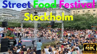 Street Food Festival |Stockholm|2022 08 27|4k