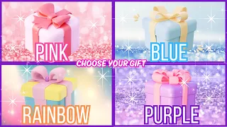 Choose Your Gift🎁4 Gift Box Challenge #giftboxchallenge #pinkvsblue #giftbox #chooseyourgift