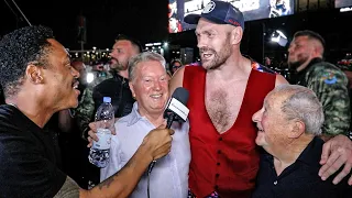 TYSON FURY INTERRUPTS Warren & Arum, REVEALS EXACT PUNCHES that will KO Ngannou!