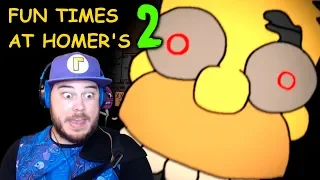 FNAF SIMPSONS JUMPSCARES IN NIGHT 7 ARE CRAZY!! | Fun Times at Homer's 2 (Custom Night Challenges)