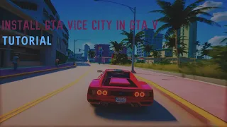 HOW TO INSTALL GTA  VICE CITY MAP IN GTA V ! GTA V MODS / ALL ISSUES FIXED / ASHYO GT