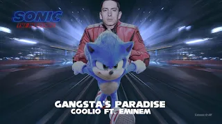 (Sonic The Hedgehog Movie Soundtrack) - Coolio - Gangsta's Paradise ft. Eminem (MASHUP)