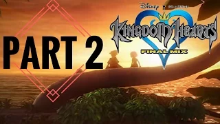 Kingdom Hearts 1 HD PS4 60FPS Walkthrough -  PART 2 (KH1.5+2.5)