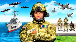 Controlling THE MILITARY in GTA 5!