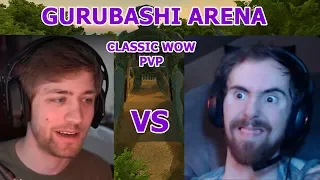Asmongold VS Sodapoppin BIG FIGHT AT GURUBASHI ARENA| Classic WoW PvP| Fight for a chest