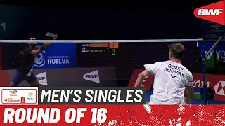 TotalEnergies BWF World Championships 2021 | Rasmus Gemke (DEN) [11] vs H.S. Prannoy (IND) | R16