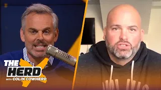 Rams' Andrew Whitworth on blowout win over Patriots, talks Aaron Donald & Cam Akers | NFL | THE HERD