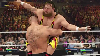 Brock Lesnar VS Alpha Academy (Chad Gable & Otis) WWE 2K24