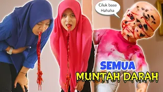 SEREM IYAL DAN FITRI MUNTAH DARAH KARENA HANTU NENEK NENEK | CHIKAKU FAMILY