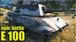 Е100 против всех ✅ World of Tanks лучший бой 1.10.0