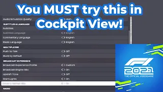 Make the cockpit view sound more realistic and immersive! | F1 2021