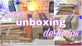 unboxing de livros Amazon | muitos livros |asmr | livros baratos | box dos sonhos