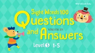 [Sight Words 100 LEVEL.5]  Lesson 1 | Brian Stuart Q&A 01 - 05