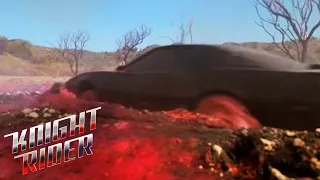 KITT Drives Through Lava | Knight Rider