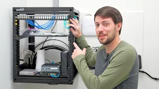 Wiring up a small office network rack (moving 10)