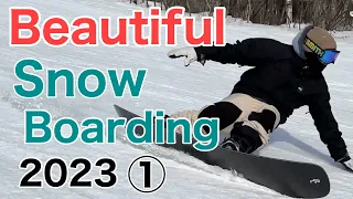 [Snowboarding] Riding collection that shows off those who have mastered carving turns 2023 ①