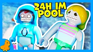 24 STUNDEN IM POOL CHALLENGE! Wer hält es länger aus? Playmobil Film Familie Vogel