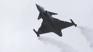 JAS - 39 Gripen в воздушном бою уверенно побеждает Су - 27