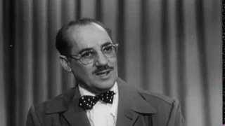 You Bet Your Life | Season 1 | Episode 21 | Door (1951) | Groucho Marx | George Fenneman