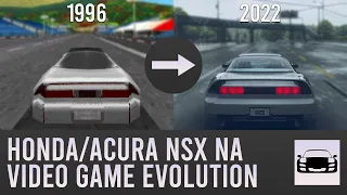Honda/Acura NSX (NA1/NA2) Video Game Evolution (1996-2022)