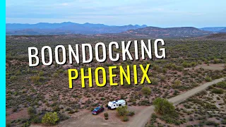 BOONDOCKING Автомобильный музей Феникса, Аризоны и Мартина | Полный рабочий день RV Жизнь |