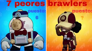 los 7 peores brawlers (actualmente)