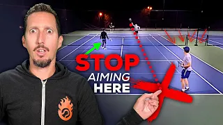 Stop Aiming HERE in Doubles! (losing targets)
