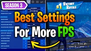 Boost Your FPS in Fortnite Season 3 Chapter 2 With This Settings!