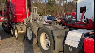 How To Tow A  Volvo Semi Truck With A Tow Boom