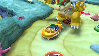 Mario Party 10 Bowser Party #652 Daisy, Waluigi, Yoshi, Mario Whimsical Waters Master Difficulty