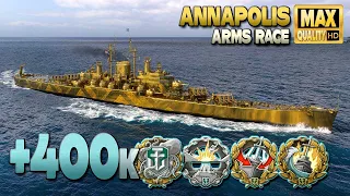 Cruiser Annapolis: Firepower is silver, winning is gold - World of Warships