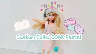 Custom Dolls! OOAK Pastel (First ever repaint!)