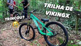 FUI PARA A TRILHA COM MINHA VIKINGX (TRINCOU?)