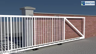 PAF : Mounting video of the cantilever gate - MANTION sliding systems
