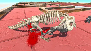 ⚡SKELETON CARNOTAURUS DEATH RUN⚡- Animal Revolt Battle Simulator