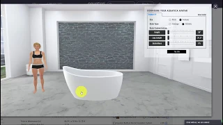 3d Body Position App for Aquatica Bathtubs