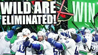 THE CANUCKS ELIMINATE THE MINNESOTA WILD (VANCOUVER IS IN THE 2020 STANLEY CUP PLAYOFFS - NHL NEWS)