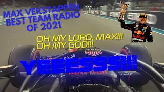 Max Verstappen Best Team Radio of 2021 Compilation