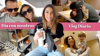 Mirando cositas con marido 💕 Halloween 🎃 Mi Nueva agenda para organizarme mejor | Mamá de dos VLOG