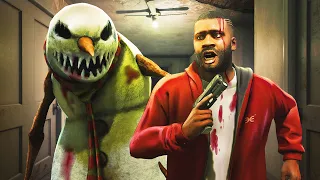 SURVIVE THE HAUNTED SNOWMAN in GTA 5 Online!