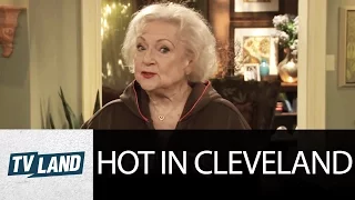 Betty White is a Cleveland Browns Superfan | Hot in Cleveland | TV Land