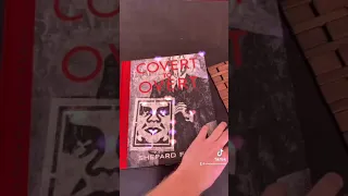 Unboxing Of A Signed "Covert To Overt' Art Book By Shepard Fairey, OBEY Artist Book Great Investment