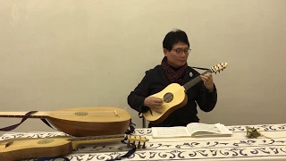 Fantasie for  4 course Renaissance guitar, played by Taro Takeuchi