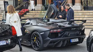 MONACO LUXURY SUPERCARS RICH PEOPLE AND INFLUENCERS SPOTTING 2024