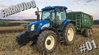 FARMVlog #01 - Sklizeň Řepky a Odvoz s New Holland 110TS 🌾🚜