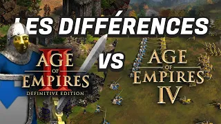 (Toutes) Les DIFFÉRENCES entre AoE2 & AoE4