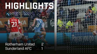 Gelhardt Nets First Goal | Rotherham United 2 - 1 Sunderland AFC | EFL Championship Highlights