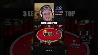 3 Left, $40K Up Top | PokerStaples Shorts