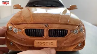 WOOD CARVING BMW 420i CONVERTIBLES NEW 2022 | ZJ Woodworking Art