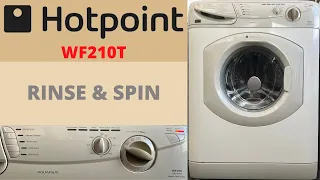 Hotpoint Aquarius WF210T Washing Machine - Rinse & Spin
